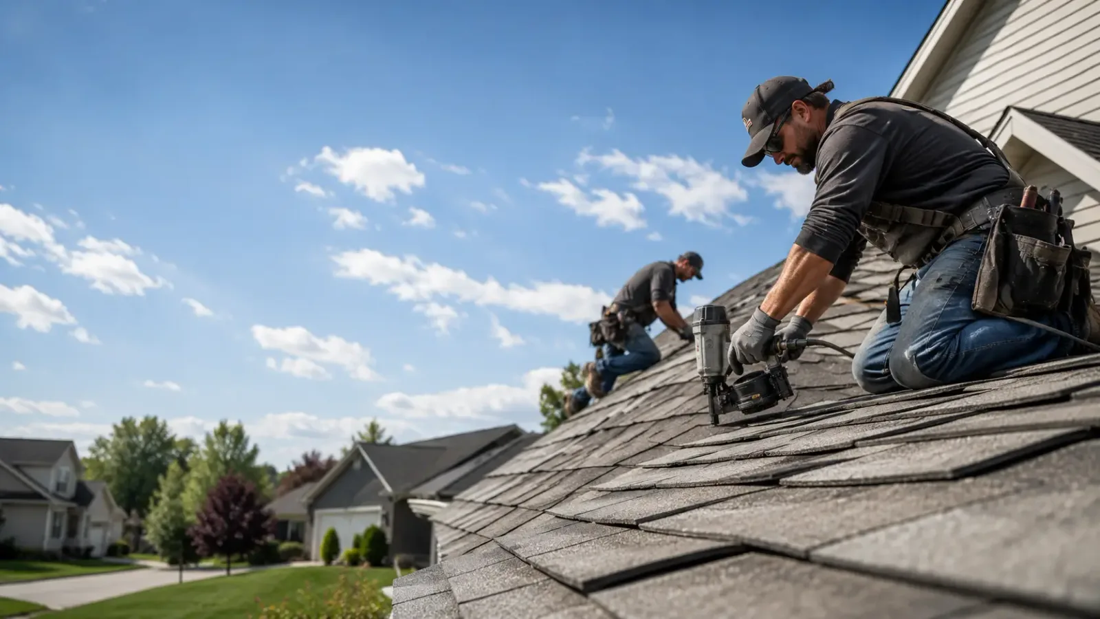 Storm Damage Roof Repair in Wilson, KS near me